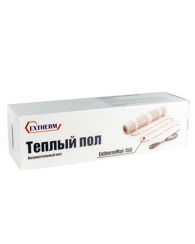 Комплект "Теплый пол" (мат) двухжил. 150Вт/кв.м 300Вт 4х0.5м 2кв.м ExthermMat 150-300-2.0 rs-ExthermMat 150-300-2.0