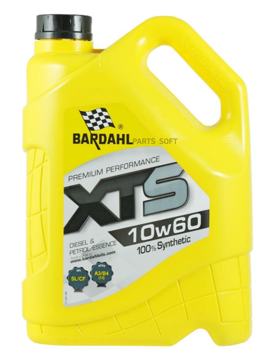 10w60 xts sl/cf 5l (синт. моторное масло) bardahl