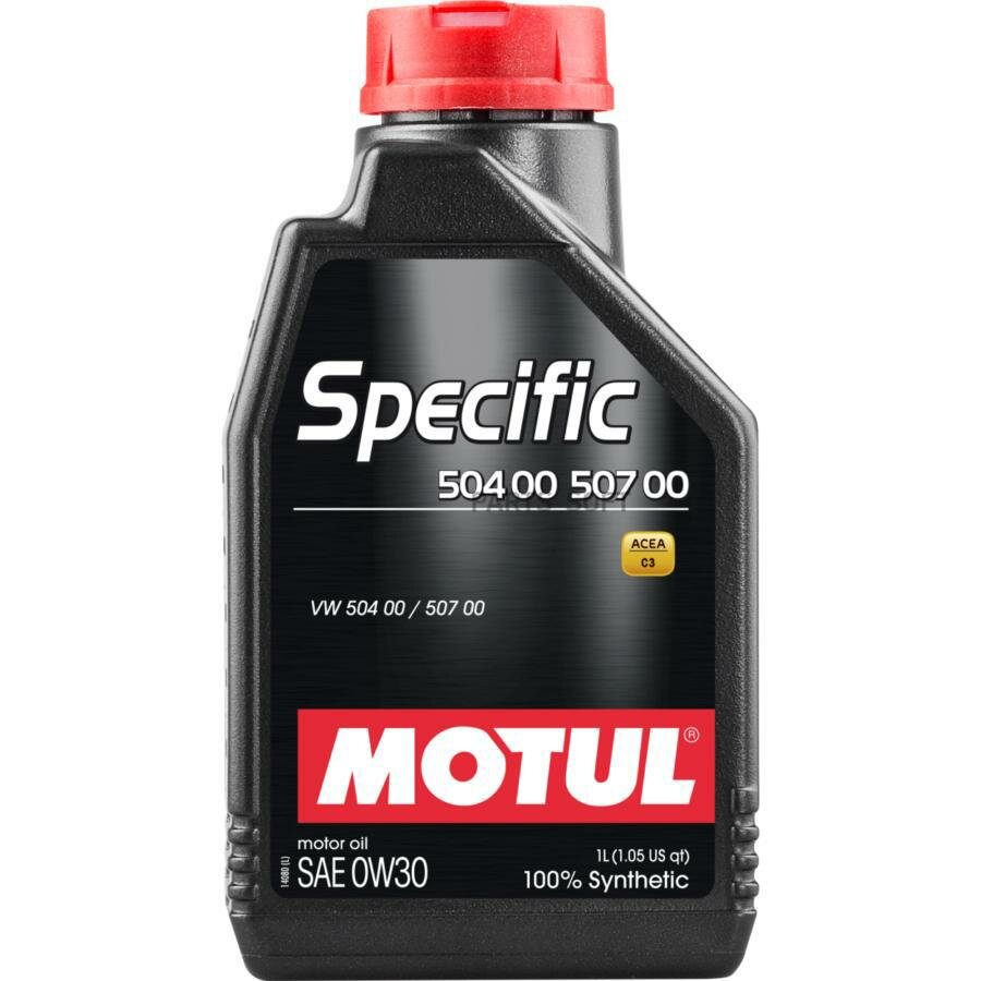 Синтетическое моторное масло Motul Specific 504 00 507 00 0W-30