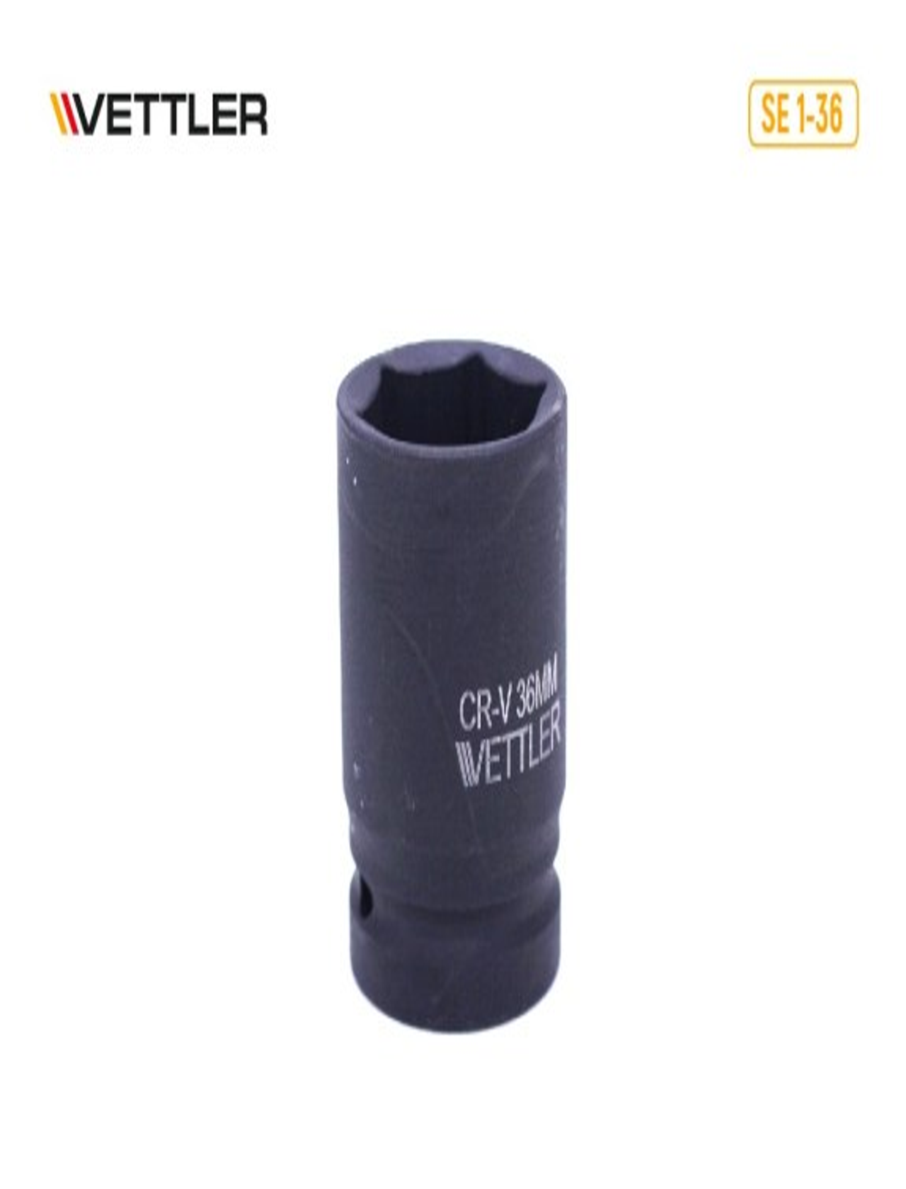 фото Головка торцевая для ручного гайковерта 1 6-гранная 36мм CrV