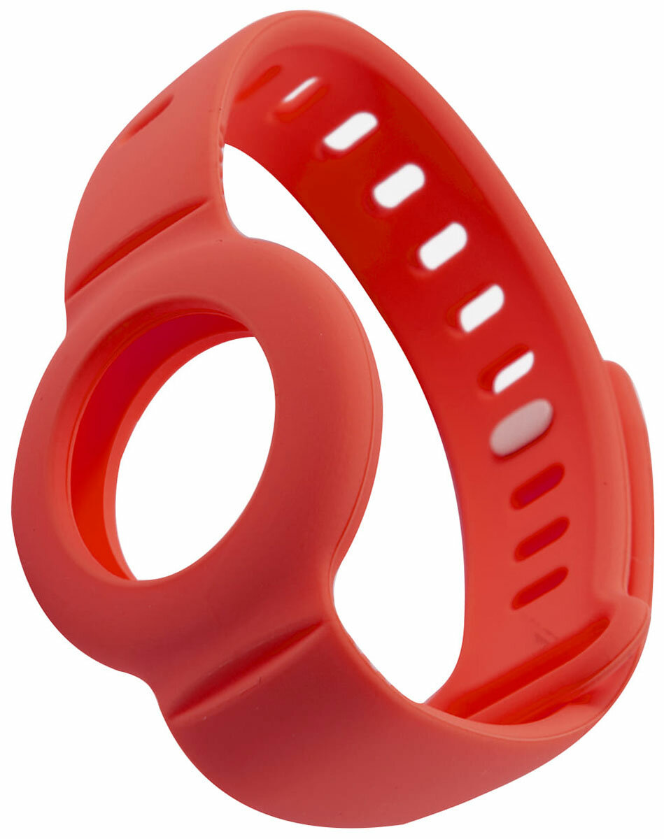 Ремешок силиконовый Red Line для Airtag, красный УТ000026109