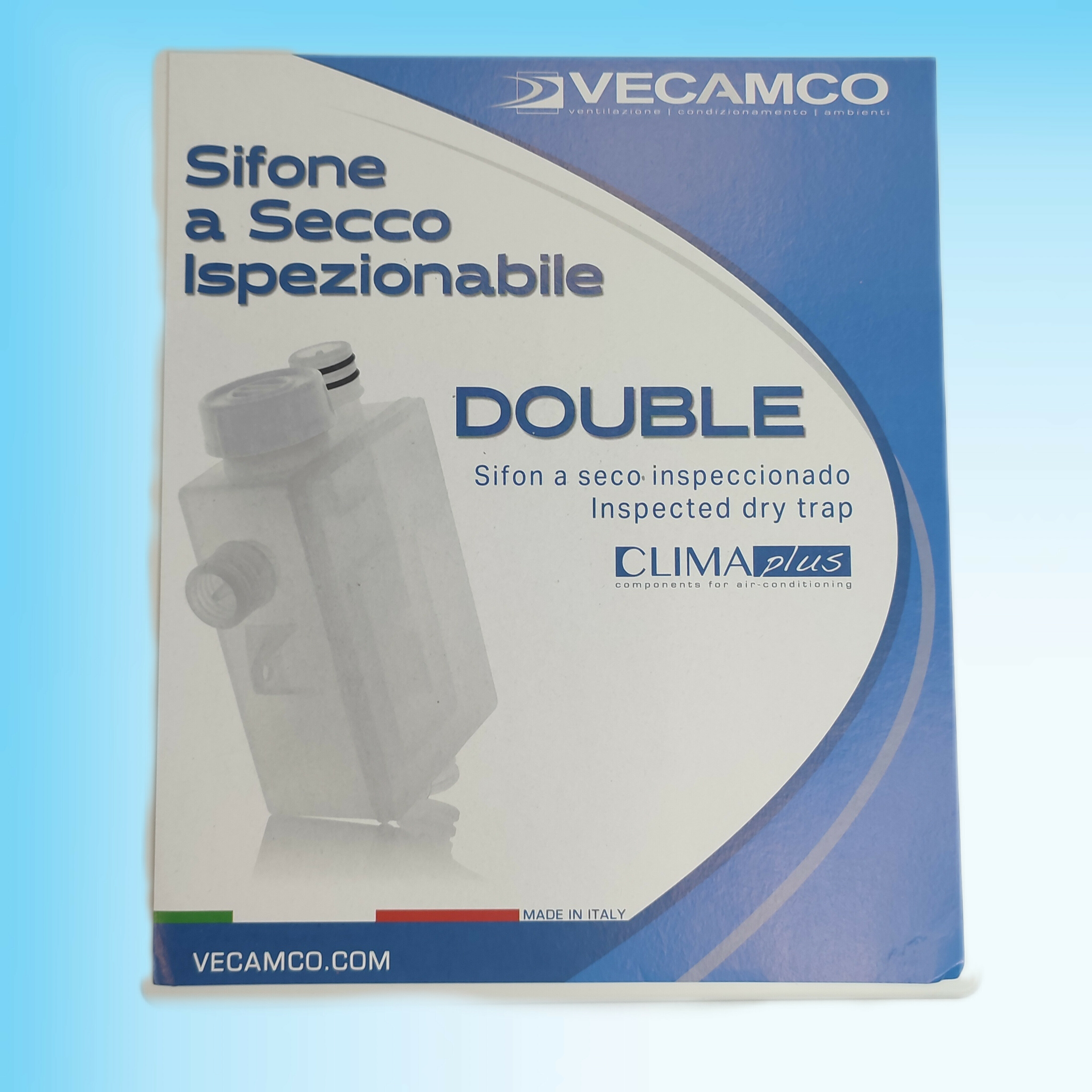 фото Сифон для кондиционера с гидрозатвором Vecamco Double