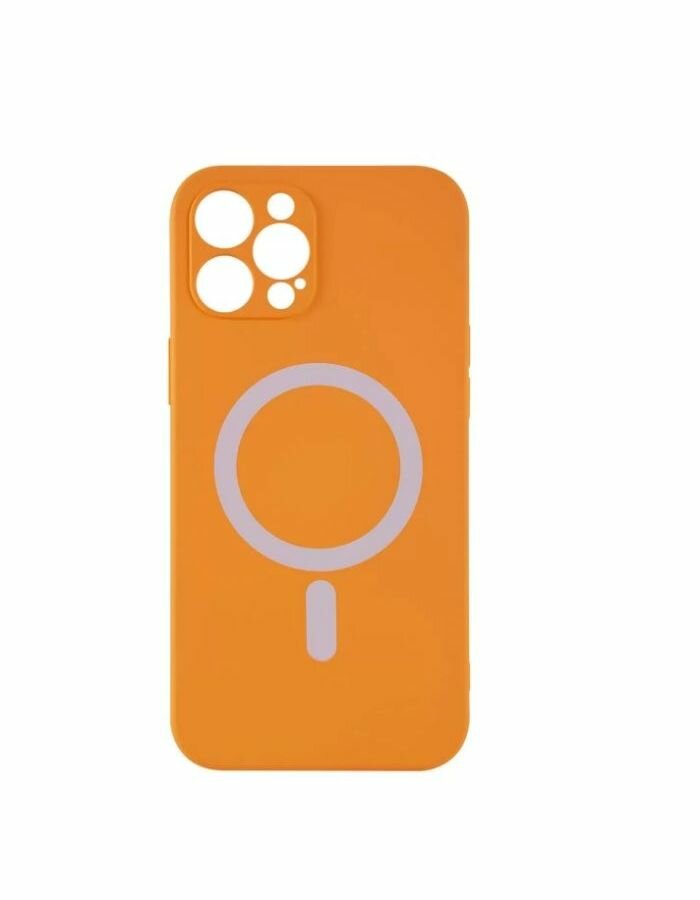 Чехол накладка Barn&Hollis для iPhone 12 Pro, для magsafe, оранжевая - фото №1