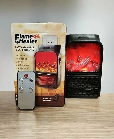 Портативный обогреватель Flame Heater LCD 1000Вт