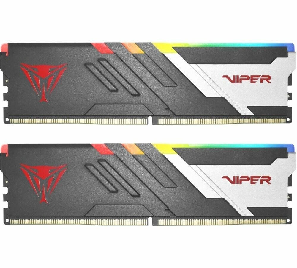 Оперативная память Patriot Viper Venom RGB DDR5 - 2x 32Gb, 5600 МГц, DIMM, CL40 (pvvr564g560c40k) - фото №1