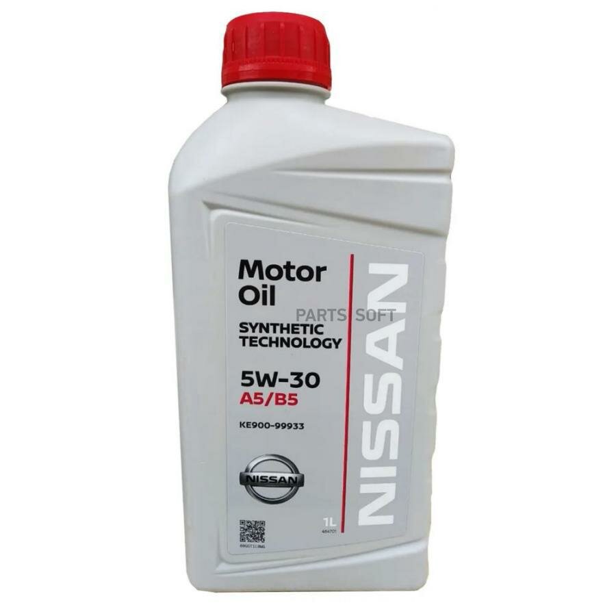 NISSAN KE90099933R Масло моторное синтетическое 1л - 5W30 MOTOR OIL F