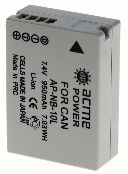 Аккумулятор AcmePower AP-NB-10L 7.4V 850mAh 6.29Wh , 1шт.