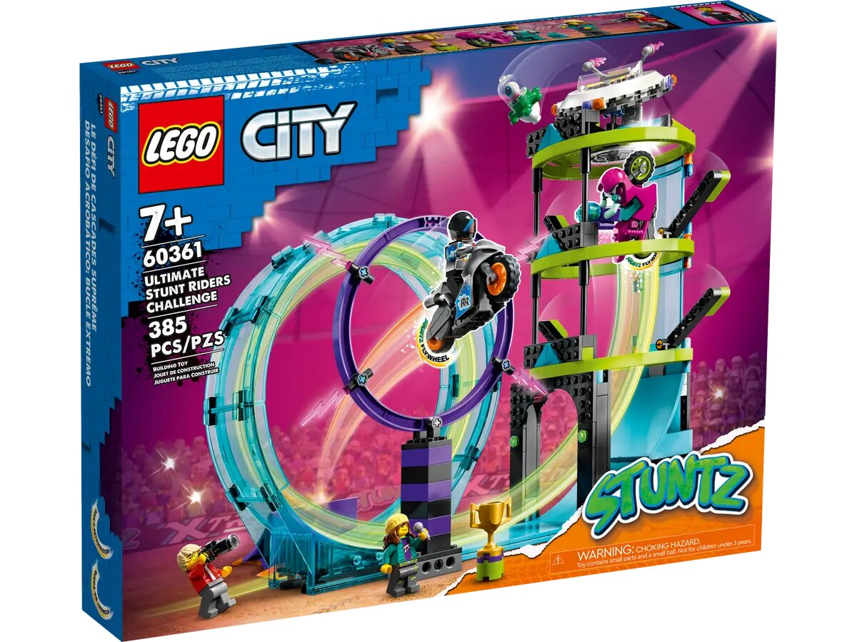 Конструктор Lego City Большая трюковая рампа для каскадеров 60361