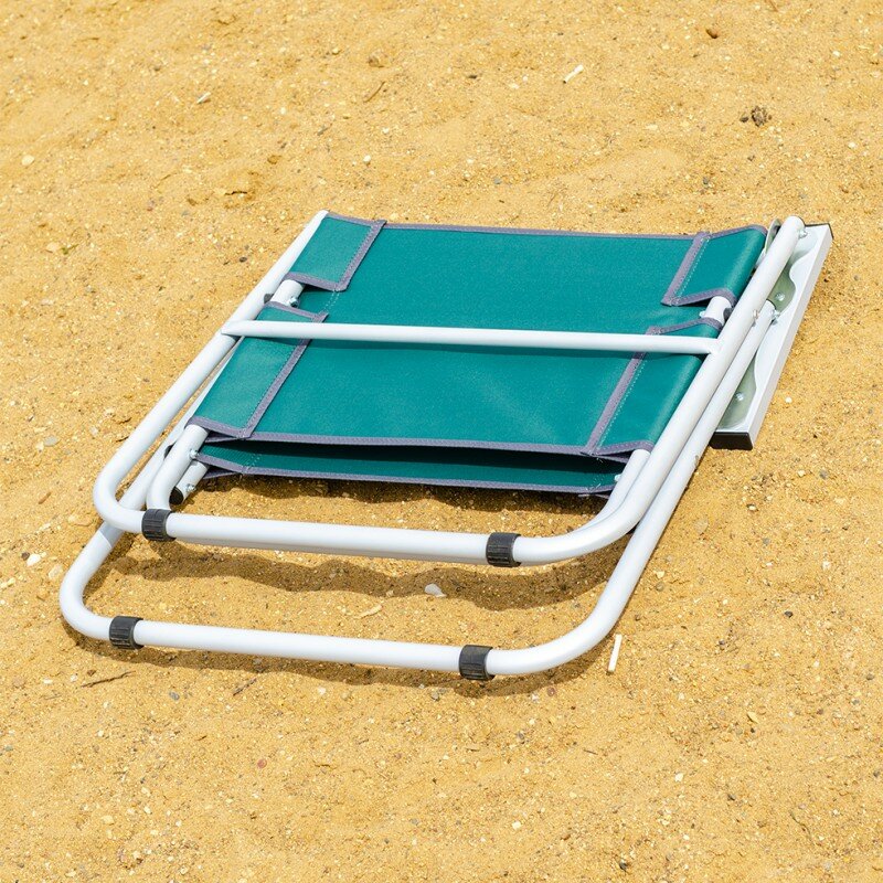 Кресло-шезлонг пляжное Dolphins, цвет зеленый, AKS-G-13