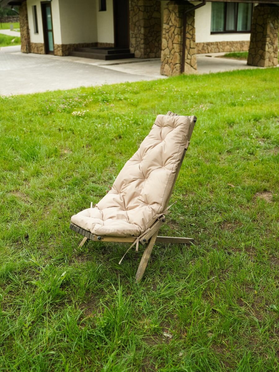 Кресло шезлонг деревянное Релакс Кентукки - фотография № 11