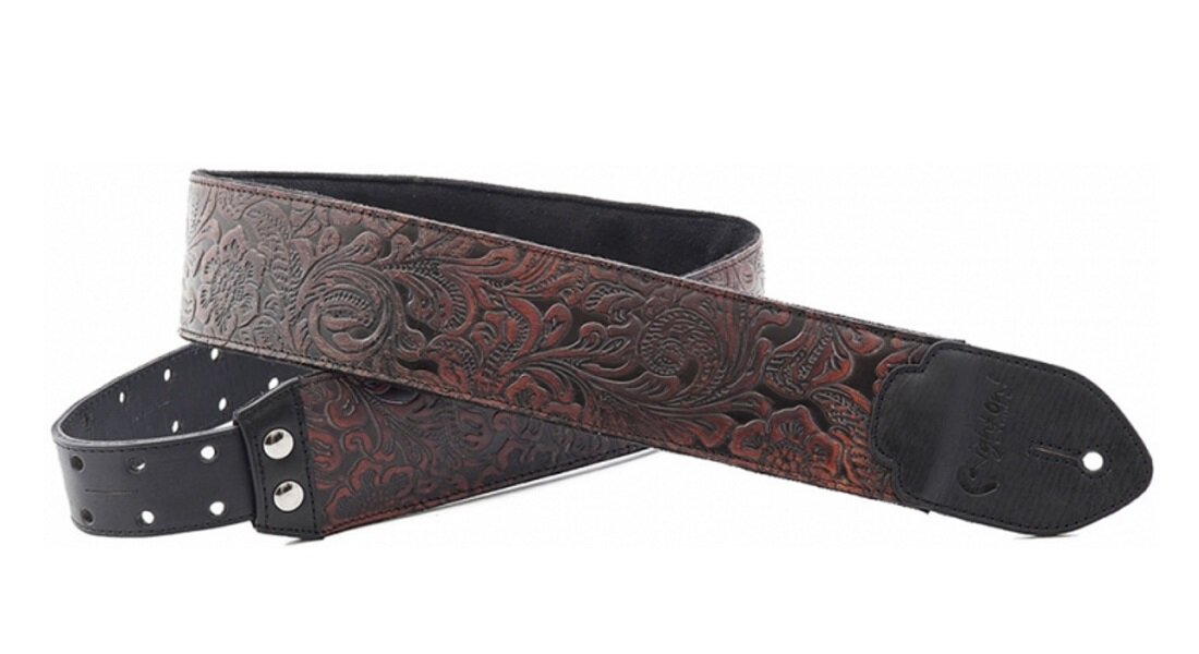 RightOn Straps 8401050090706 Leathercraft Blackguard Black Ремень для гитары