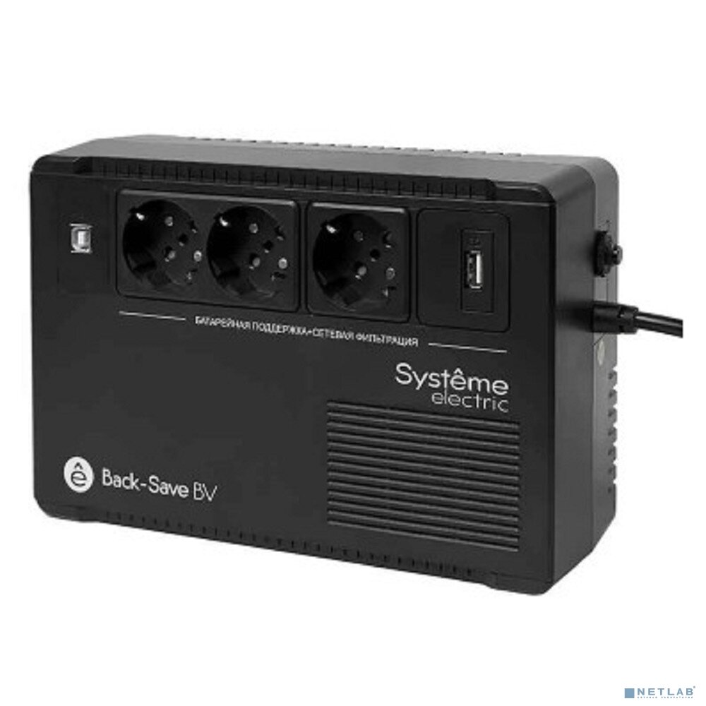 Systeme electric Систем Электрик SYSTEME ELECTRIC UPS Back-Save BV BVSE600RS