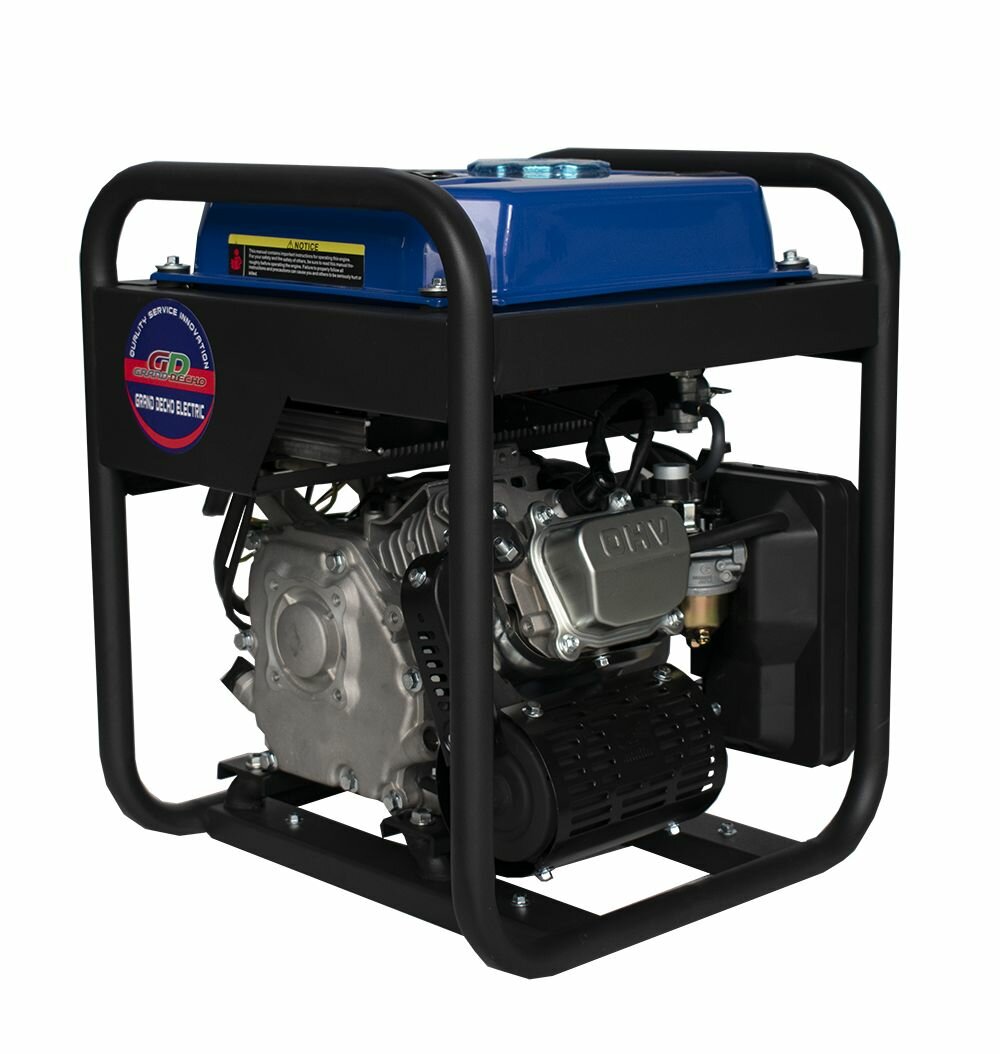 Генератор бензиновый инверторный Grand Decho EGA6000 (5,5 кВт, 220В) Легкий вес - 31 кг. - фотография № 4