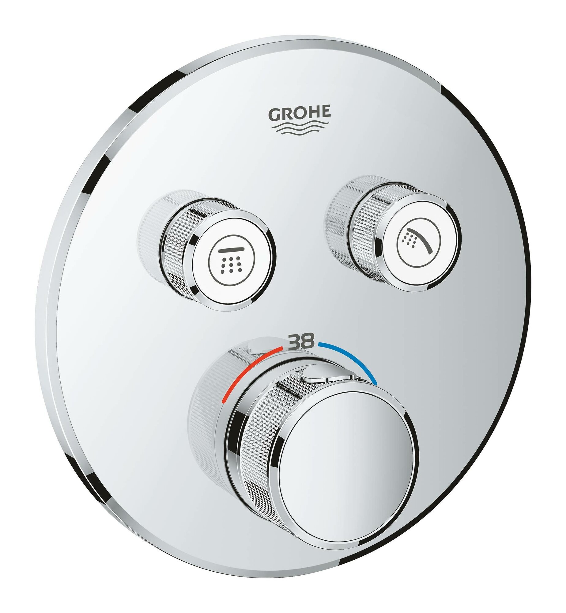 Смеситель для душа GROHE GROHTHERM SmartControl на 2 выхода с термостатом хром 29119000