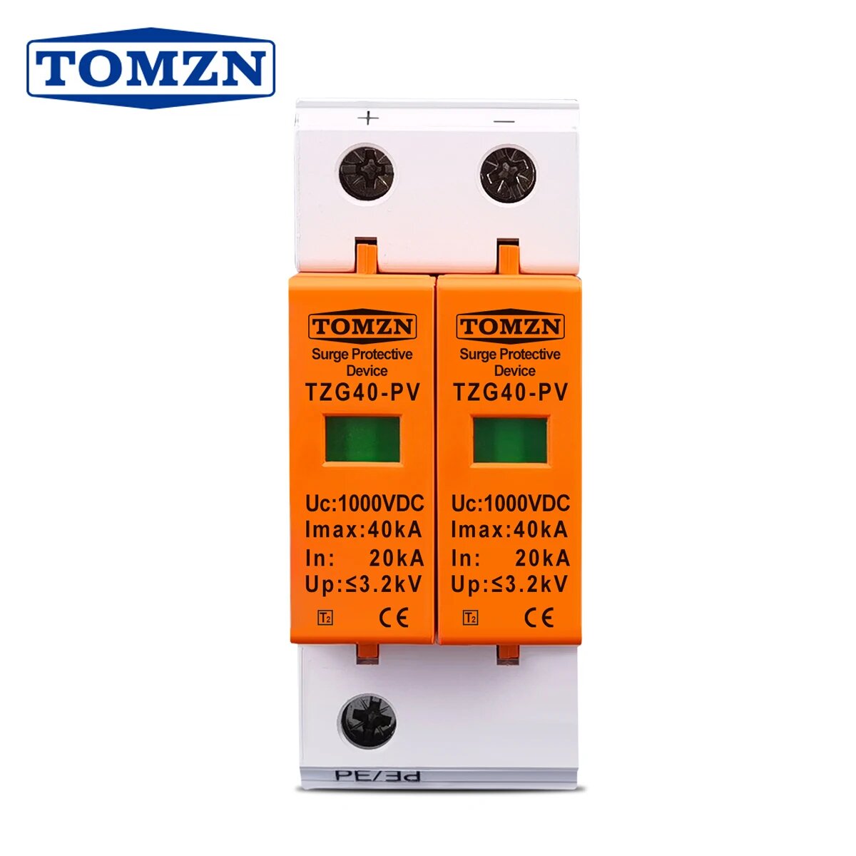 TOMZN DC SPD 1000 в 20 ка ~ 40 кА Защита от перенапряжения для дома защитное устройство от низкого напряжения