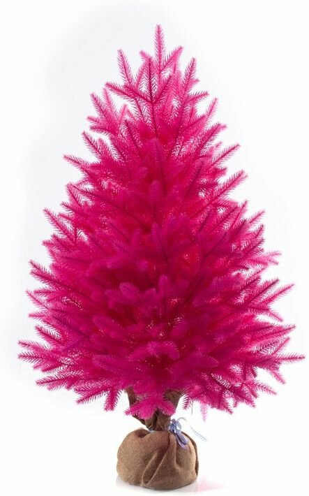 Искусственная елка Царь елка Сапфир розовый 80см