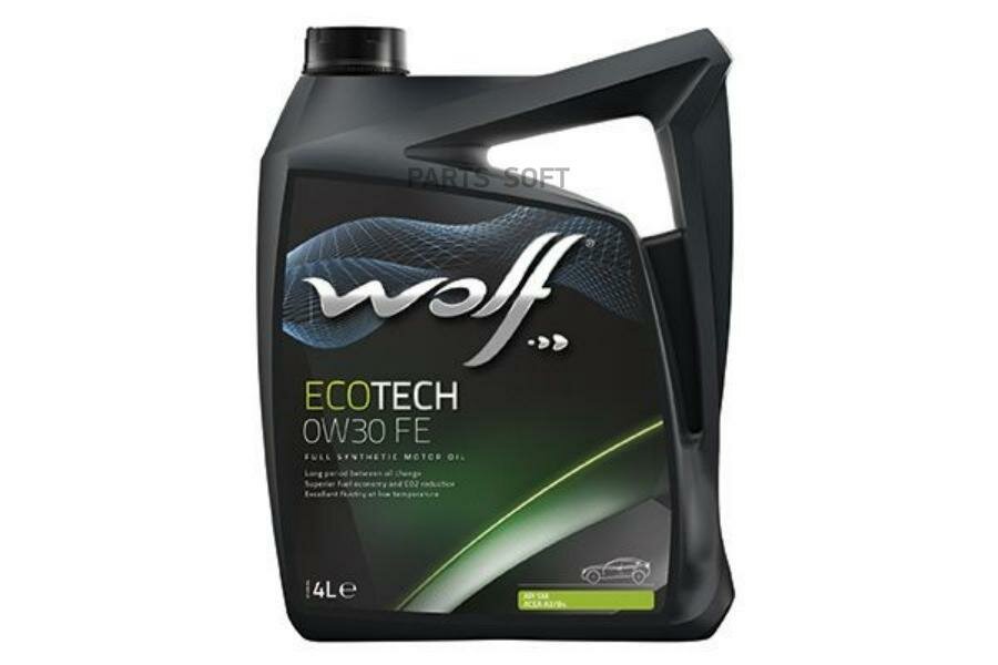 WOLF OIL 8309304 Масло моторное синтетическое EcoTech FE 0W-30, 4л