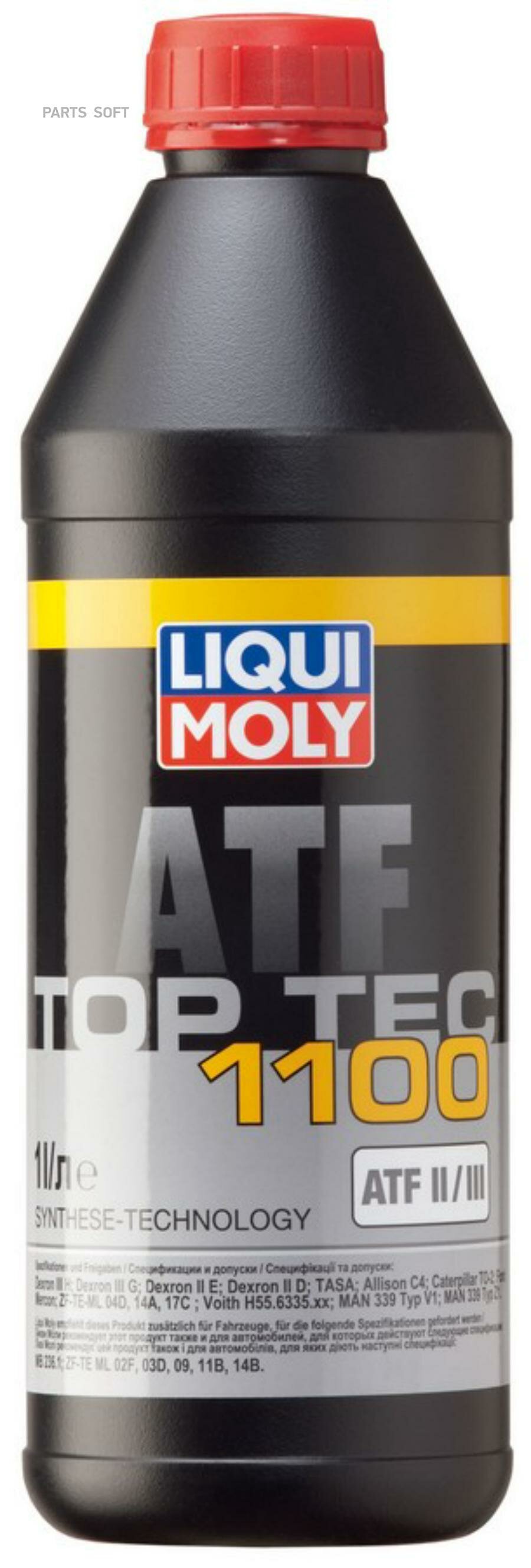 LIQUI MOLY 7626 Масло трансмиссионное LIQUI MOLY Top Tec ATF 1100 1 л 3651/7626