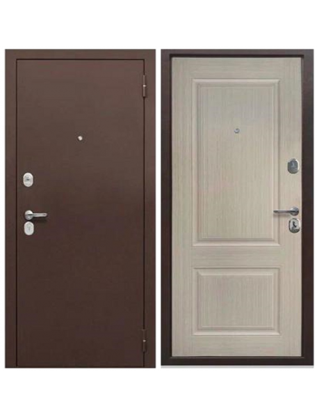 Входная дверь Тайга 7 см Бежевый клен 960*2050 мм (Правая) - фотография № 1