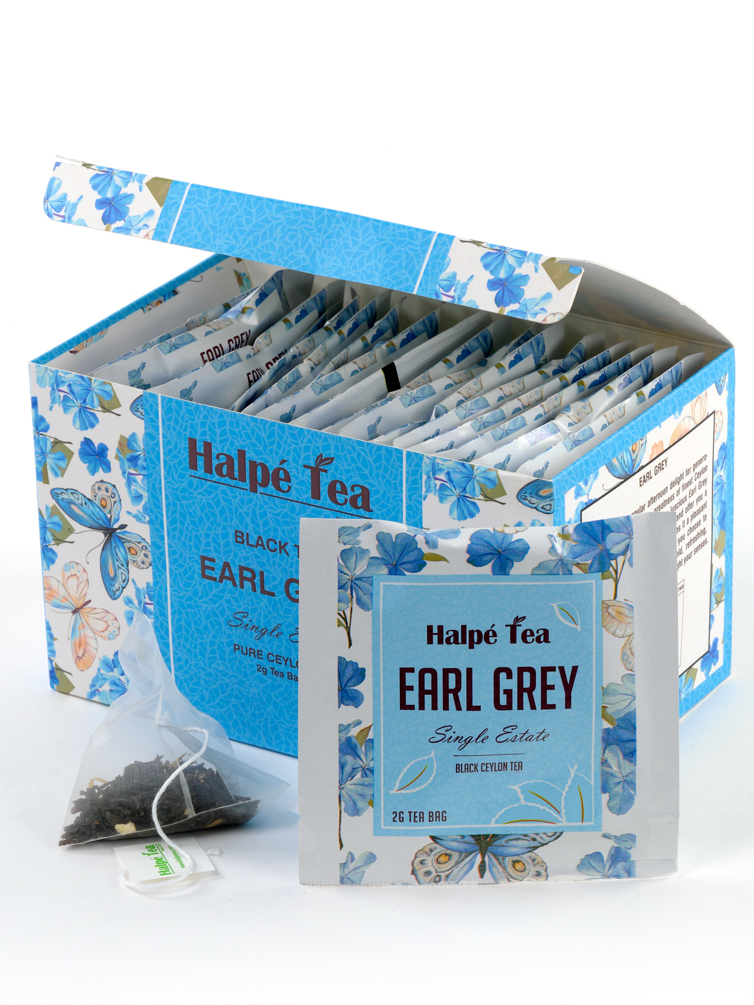 Чай черный «Эрл Грей» Earl Grey (20 пирамидок) HALPE TEA