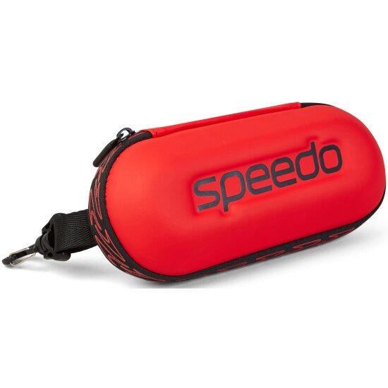 Чехол для очков Speedo Goggles Storage жесткий на молнии красный 8-00381215421, one size