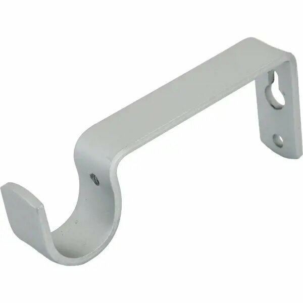 фото Держатель однорядный простой Orbis металл цвет серебро 2 см