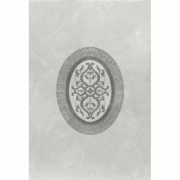 фото Декор настенный Шахтинская Плитка Дора 20x30 см глянцевый цвет серый