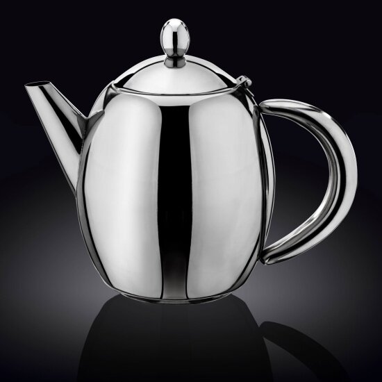 Чайник Wilmax England заварочный 1750 мл цвет. уп. нерж. сталь серебряный цвет