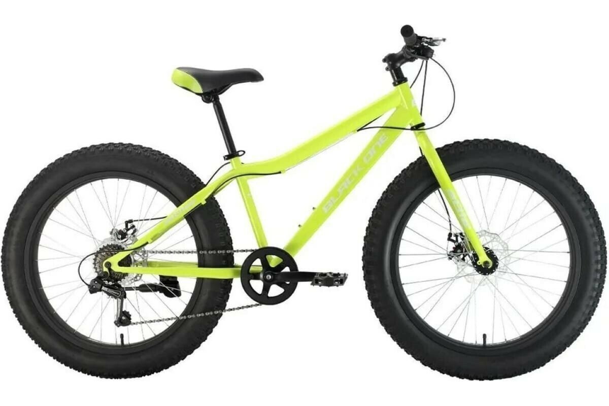 Велосипед для подростков Black One Monster 24 D зеленый/белый/зеленый 14.5 (HQ-0005342)