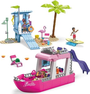 Фото Кукла MEGA WONDER BARBIE MALIBU DREAM BOAT Пляж в Малибу HPN79