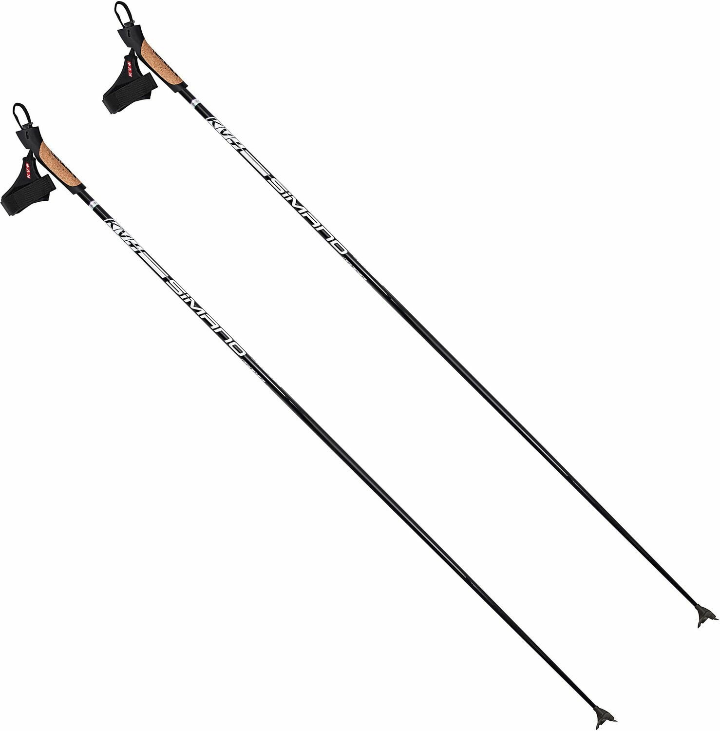   KV+ Simano Cross Country Pole 25% Carbon, 21P014 (  KV+ SIMANO cross country pole 25% Carbon, 145 cm, 21P014)