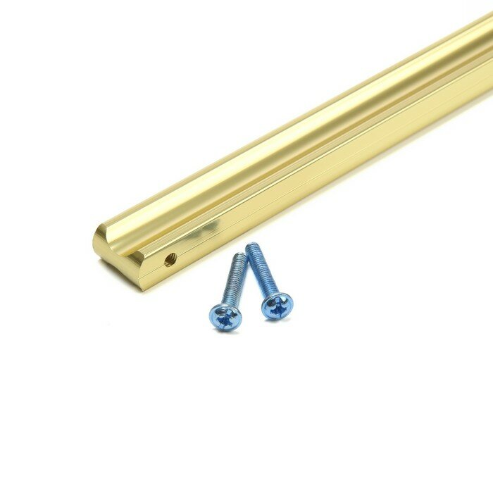 Ручка-скоба CAPPIO RSC022, алюминий, м/о 480 мм, цвет сатиновое золото - фотография № 6