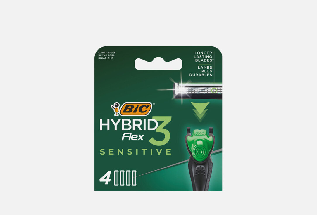 Сменная кассеты BIC, Hybrid 3 Flex 1шт