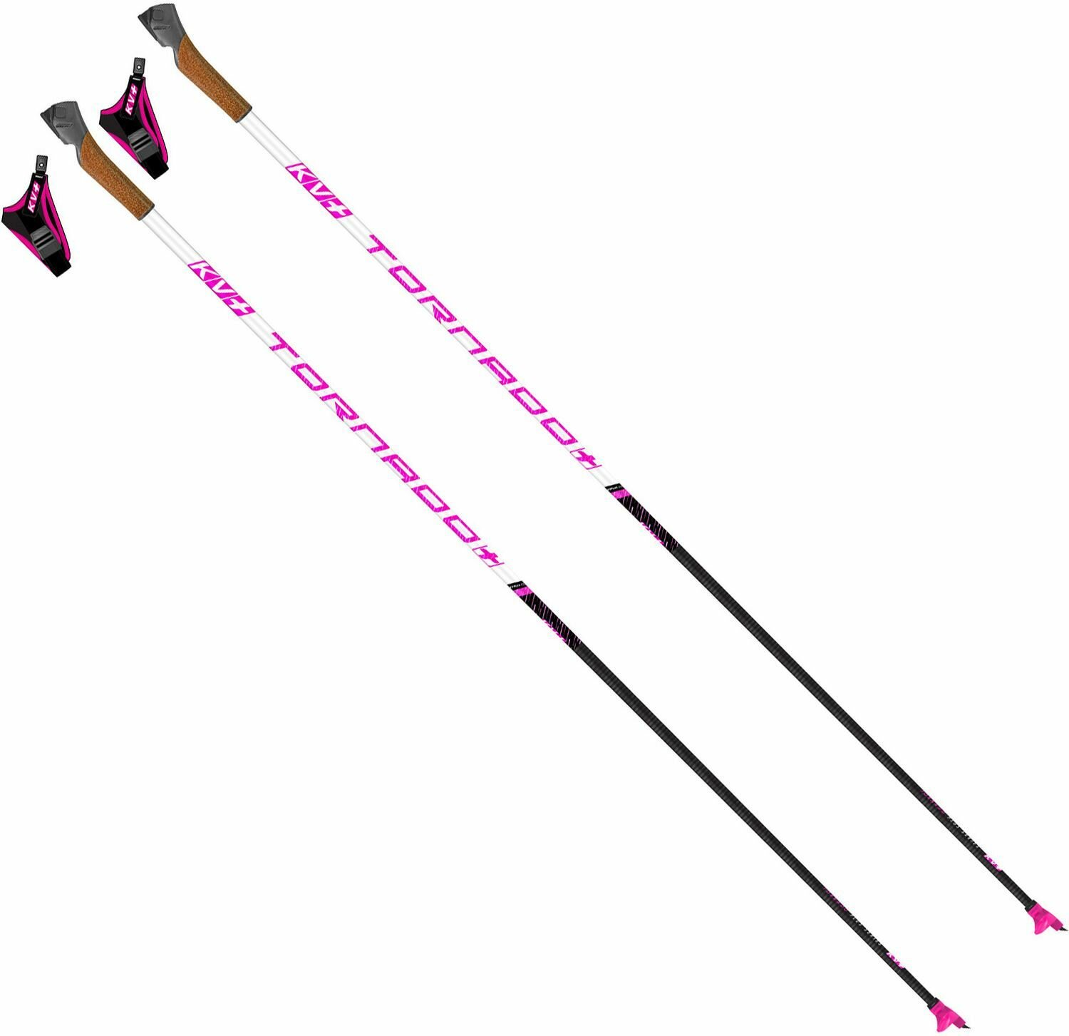 Палки лыжные KV+ Tornado Pink Qcd, 23P004QP (Палки лыжные Tornado PINK\QCD, 172.5 cm, 23P004QP)