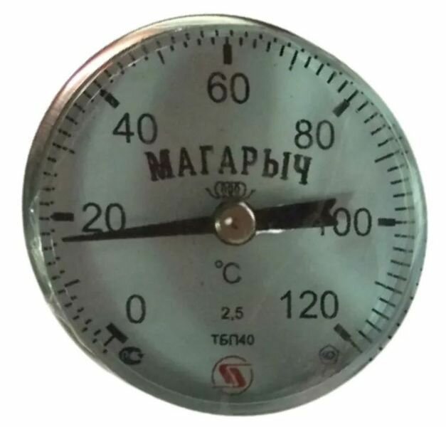 Термометр биметаллический магарыч диаметр щупа 6мм длина 60мм