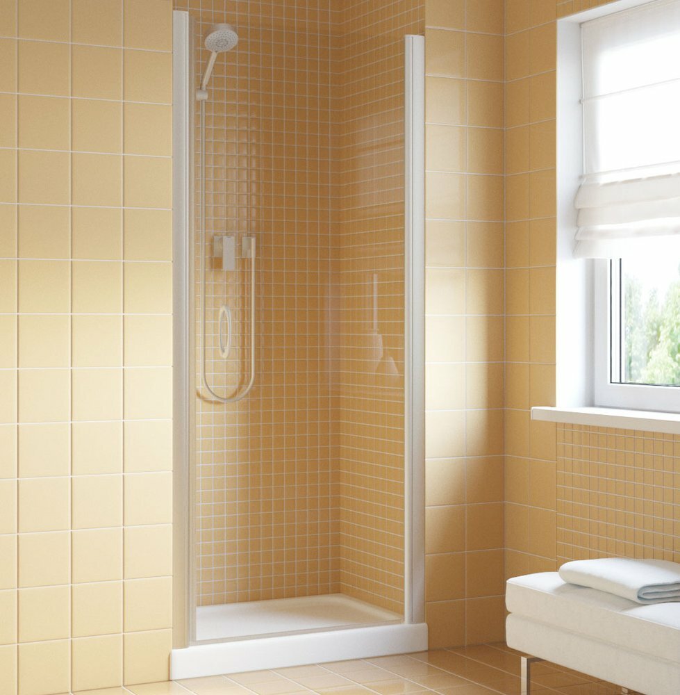 фото Vegas Glass Душевая дверь в нишу Vegas Glass EP Lux 60 07 01 R профиль матовый хром, стекло прозрачное