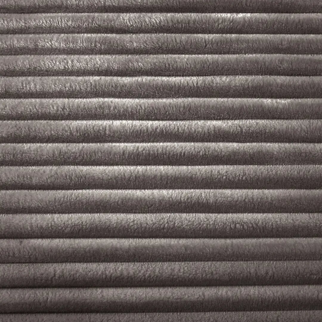 Плед Strips 150x200 см велсофт цвет серо-коричневый - фотография № 2