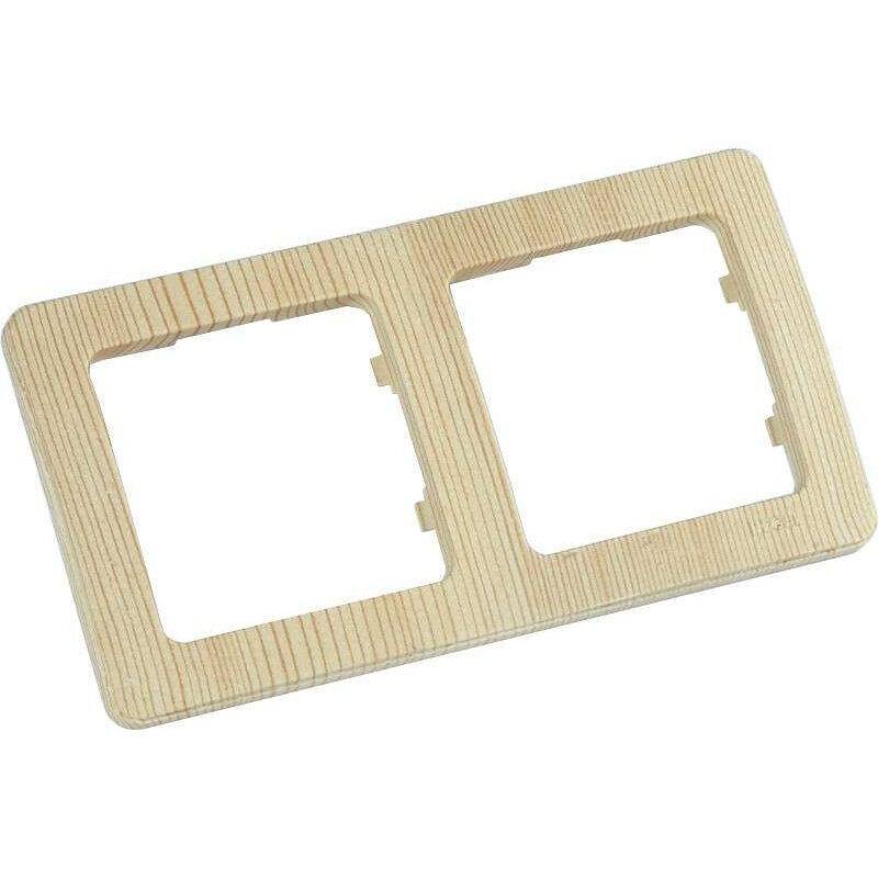 фото Рамка 2-м СП сосна, HEGEL Р402-02 (1 шт.)