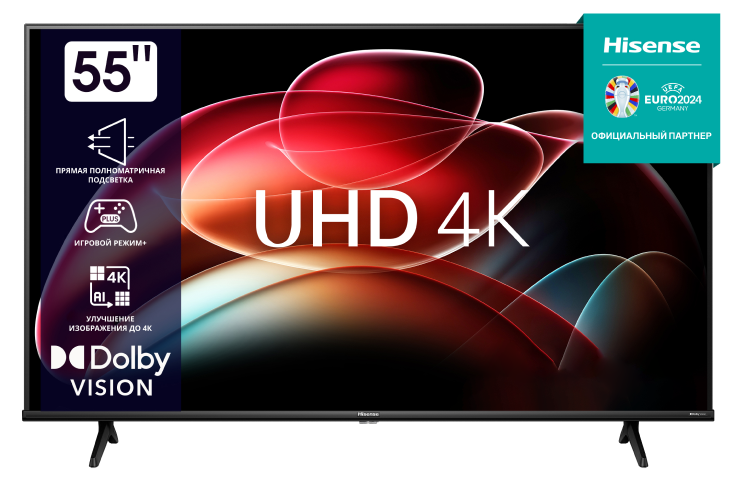 Телевизор Hisense 55A6K 55" 4K Ultra HD