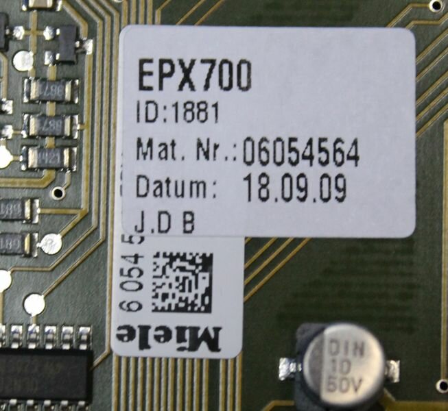 Модуль (EPX700) для пароварки MIELE миле 6054564, 6054563 - фотография № 4