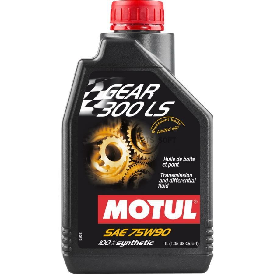 MOTUL 105778 GEAR 300 LS 75W90 100 SYNT. 1 ИТР