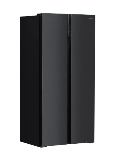 Холодильник Side-by-Side Hyundai CS4505F черная сталь