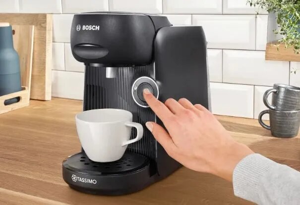 Капсульная кофемашина Bosch Tassimo Finesse TAS16B2 1400 Вт, черный - фотография № 4