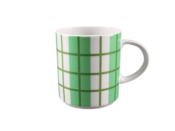 фото Кружка фарфоровая Императорский фарфоровый завод ИФЗ ф.Стандарт "Клетка" 370 мл