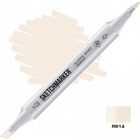 Маркер художественный Sketchmarker Двусторонний BR14 SM-BR14 (шпатлевка)