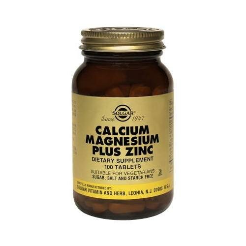 Solgar Calcium Magnesium Plus Zinc таб.