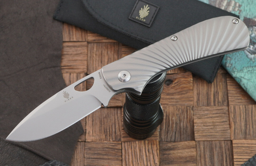 Складной нож Kizer Knives Zipslip сталь S35VN, титан