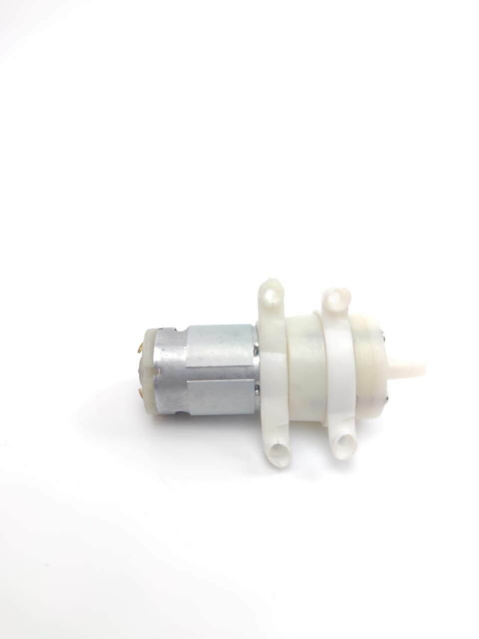 фото 1шт. Насос белый водяной мембранный 2 литр в мин. 385 6-12V/90л/час, помпа на аквариум инкубатор террариум