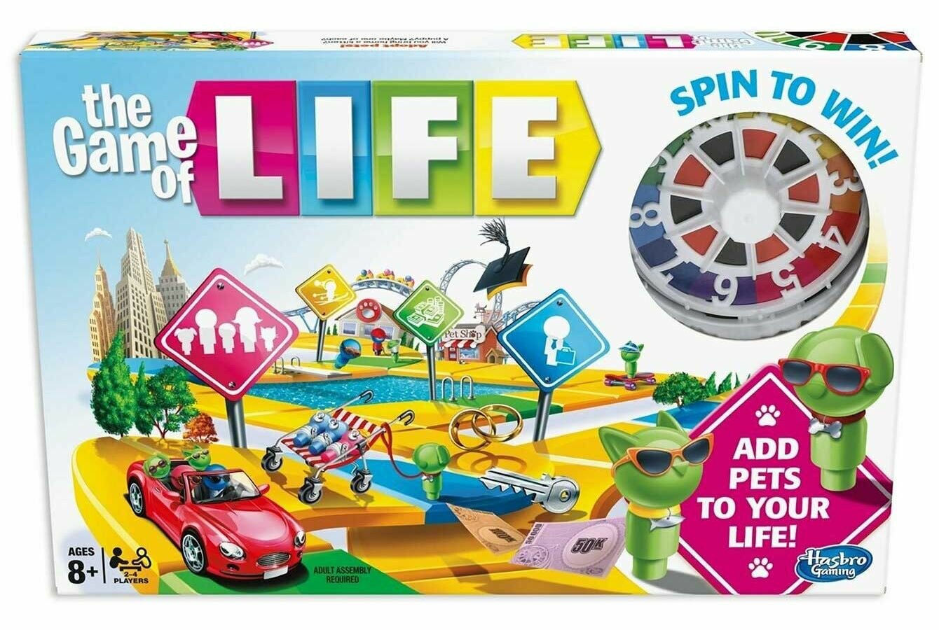 Настольная игра Hasbro Игра в жизнь (E4304) - фото №1