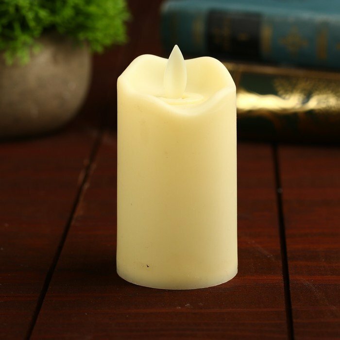 Свеча светодиодная «Пламя», горит жёлтым (комплект из 12 шт) - фотография № 1